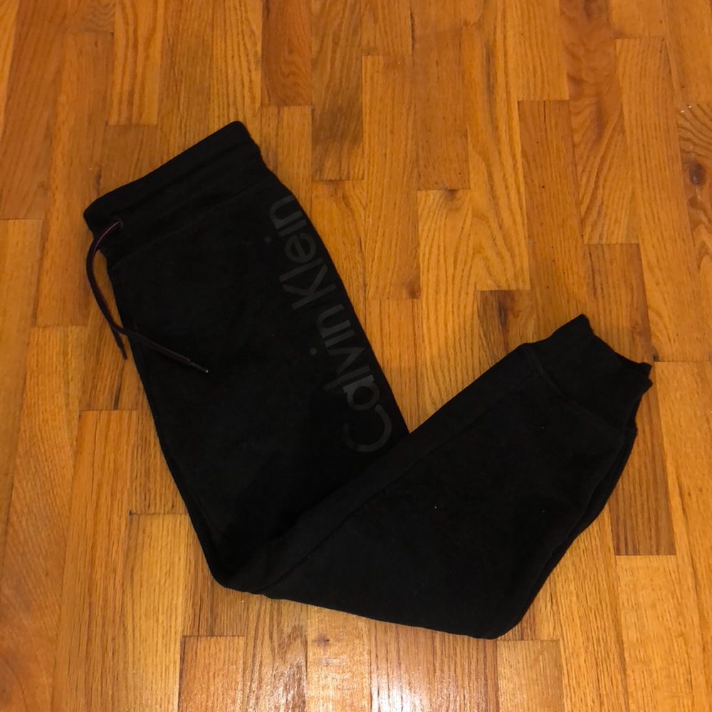 calvin klein black joggers